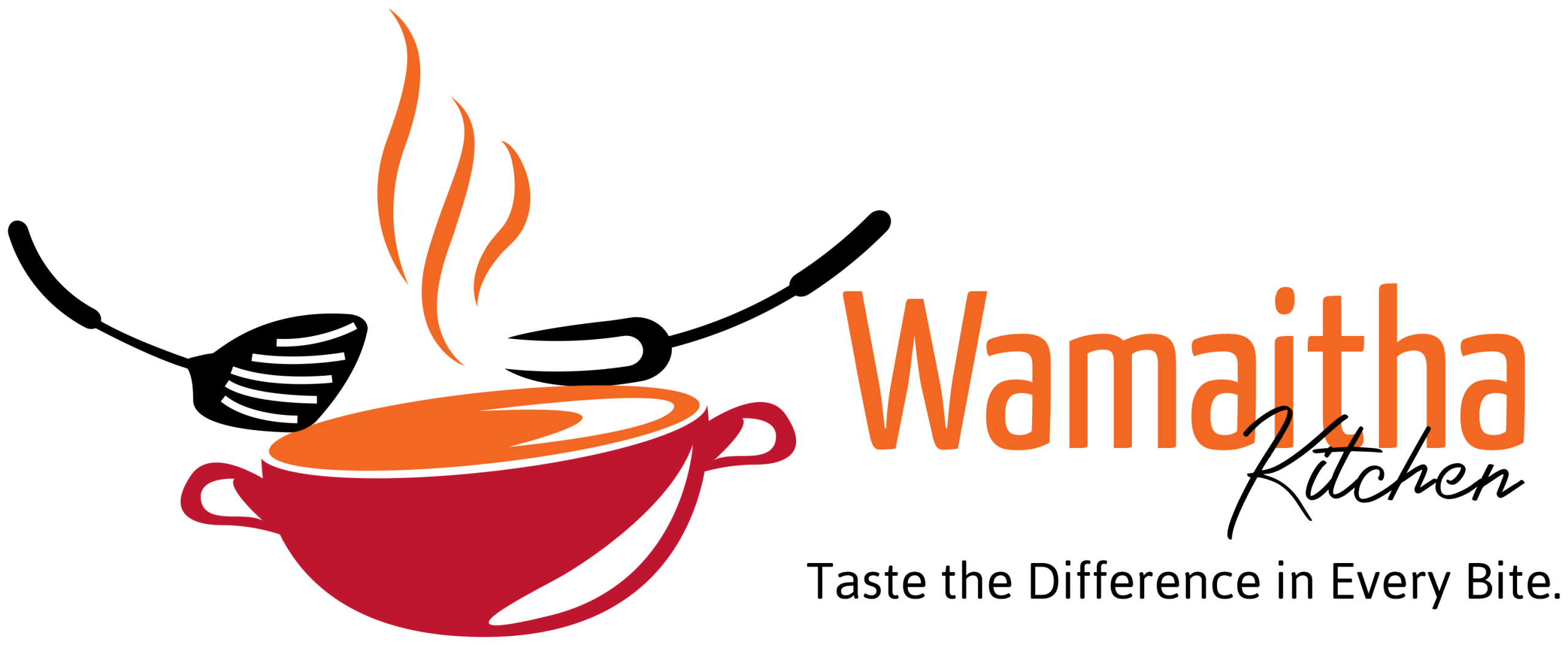 Wamaitha Kitchen Logo With White Outline